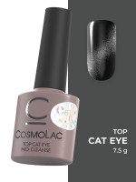 Топ без липкого слоя CosmoLac Top Cat Eye no cleanse 7,5 мл
